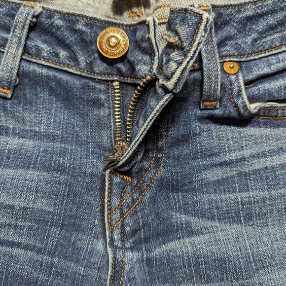 True Religion Women's Jeans Color Blue Size 28 Style Number Stella Mid-Rise - Picture 6 of 10